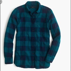 Jcrew Buffalo Check Shrunken Shirt